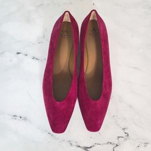 Aquatalia Mary Suede Ballet Flats